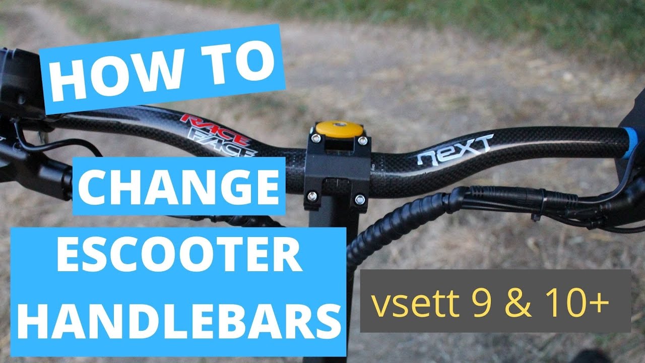 How To Handlebar swap to carbon on Vsett 9, 10+ escooter Pro's & cons Modification, tips and tricks.