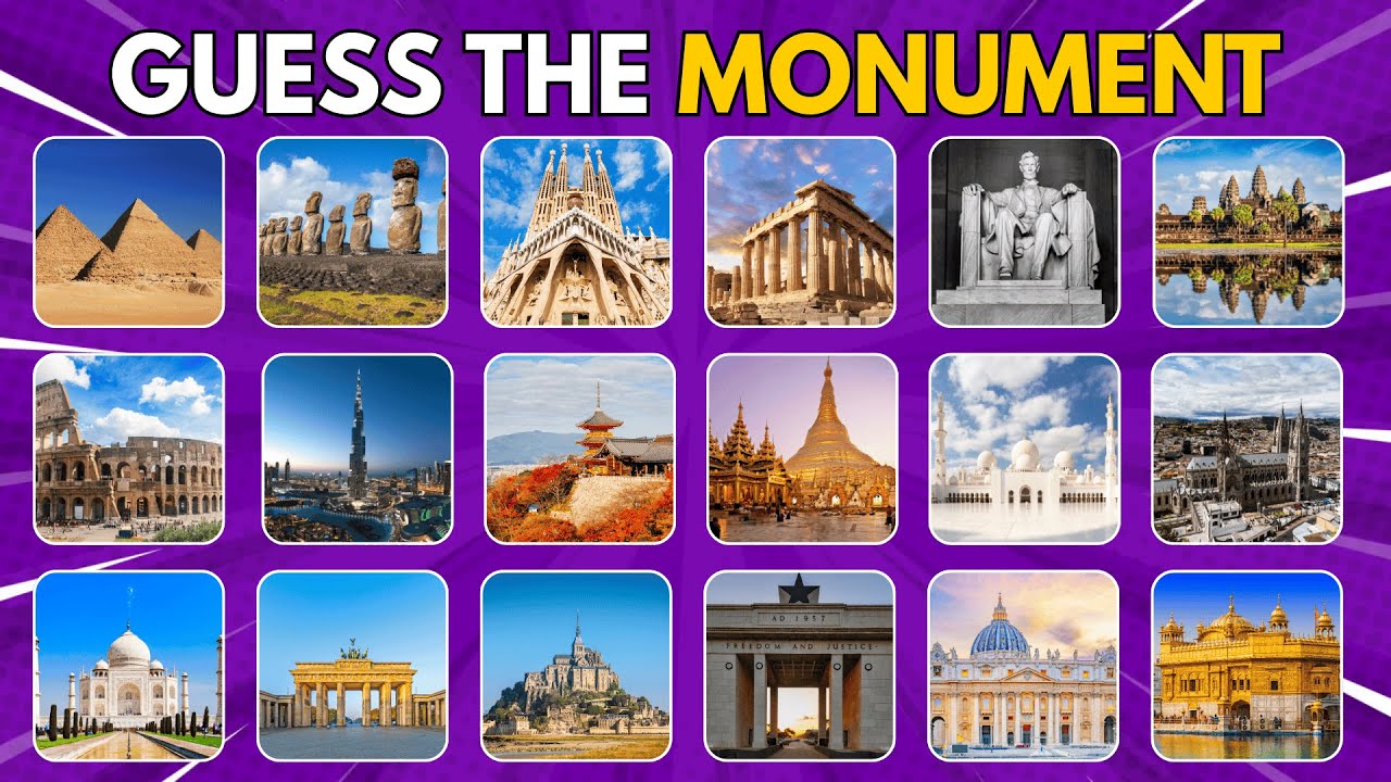Guess the Famous Monument Quiz | World Landmarks Challenge 🌍