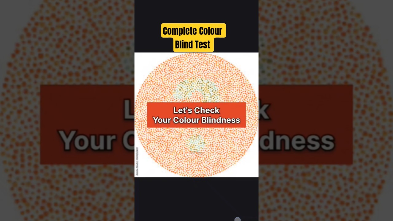 I Tried A Color Blind Test For The 1st Time ✅