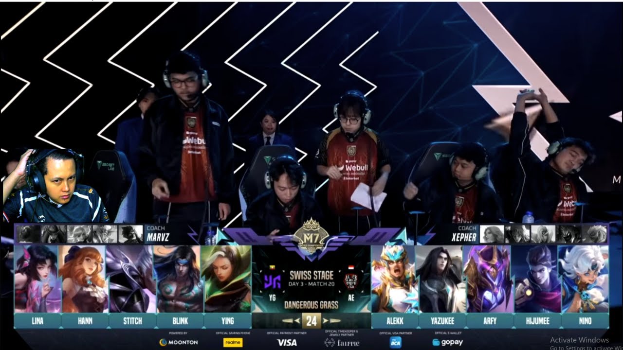 ID M7 MLBB SWISS STAGE AE vs YG Game 1 #youtube #mobilelegends #m7 #alterego #mplindonesia #mlbb