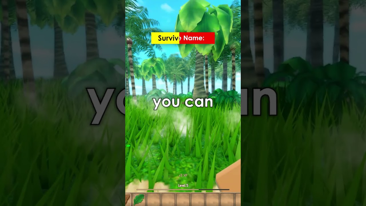 Roblox Game: Survival Island