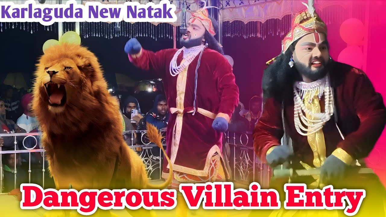 Khatarnak Senapati entry Video 😱 grand opening karlaguda Natak Senapati Khatarnak dialogue 