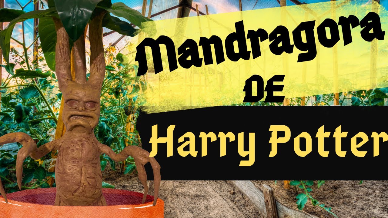 Cómo se hace una Mandragora de Harry Potter