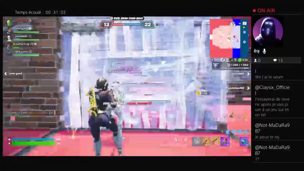 Live fr fornite avec bibi