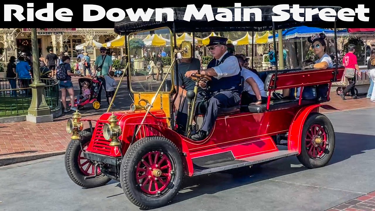 ALL Disneyland Main Street Vehicles | Fire Truck, Omnibus, Carriage, Horse-Drawn Street Car