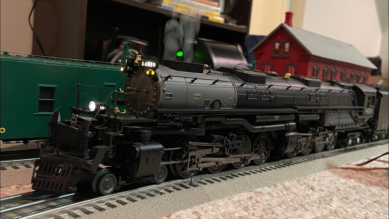 MTH, Union Pacific, большой парень! 4-8-8-4, обслуживание пассажиров.