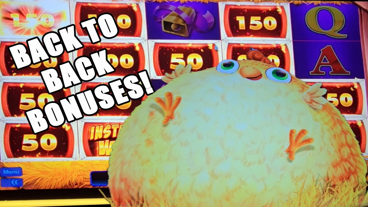 Cluck Cluck Cash Deluxe Back to Back Bonuses at Downstream Casino!  