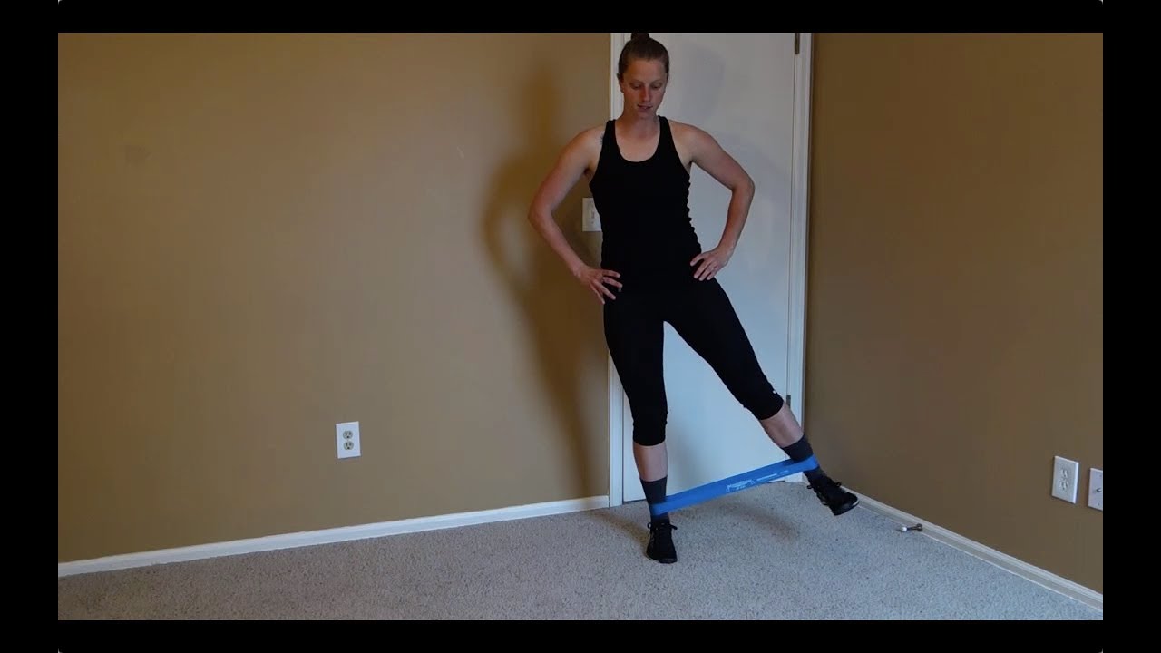 Standing Glute Leg Raise with Resistance Loop Bands by NeeBooFit
