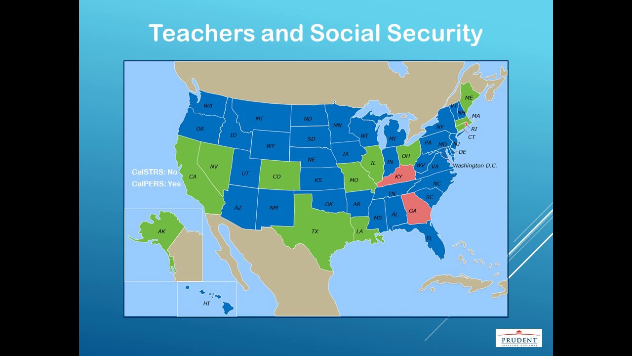 Why most teachers in California are not covered by Social Security?