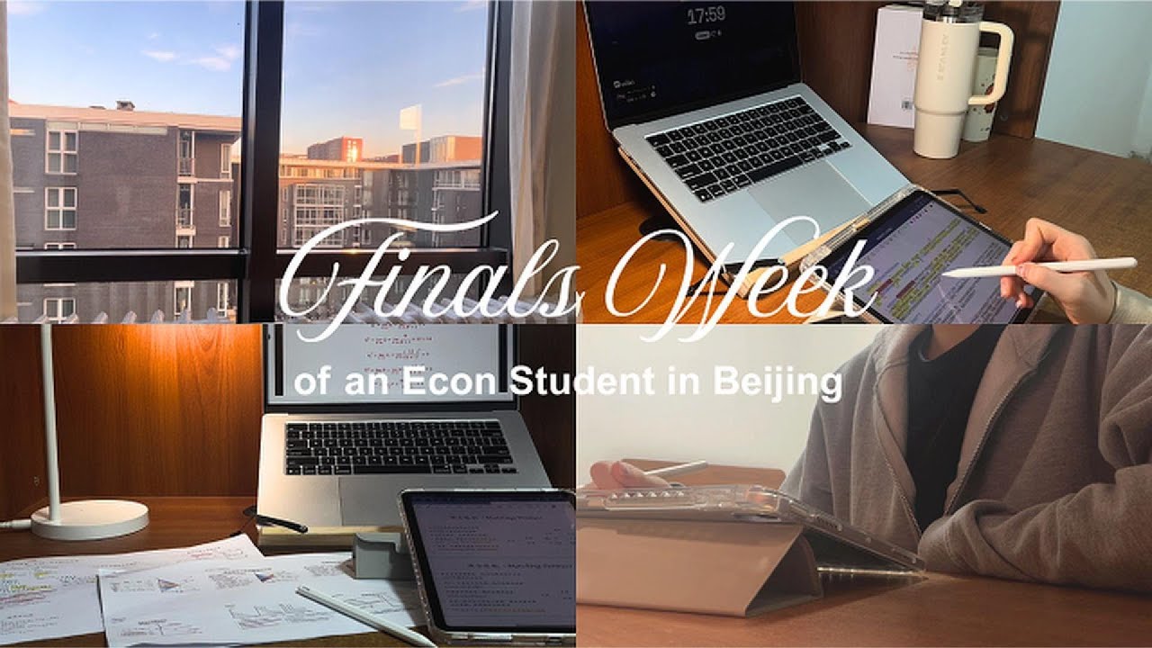 eng) Surviving Finals Week in Beijing 🔥 | A First-Year Econ Student Study Vlog