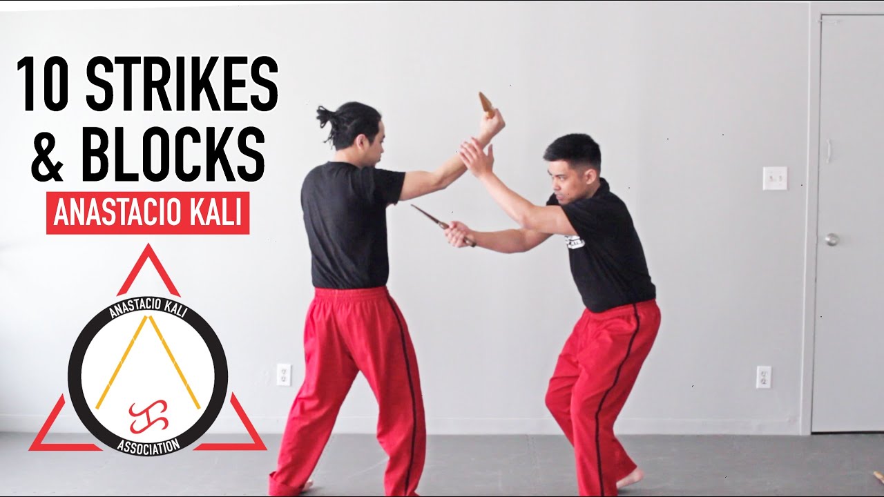 10 Basic FMA Strikes & Blocks | Anastacio Kali