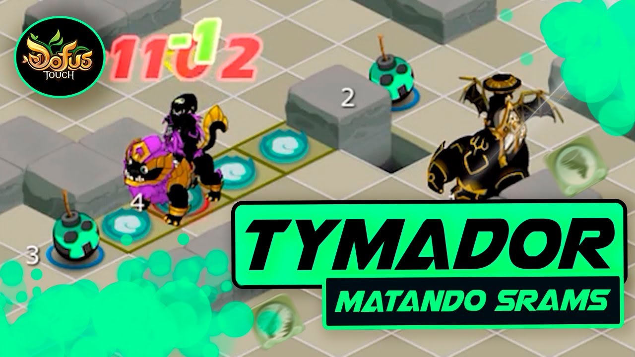 Dofus Touch | Tymador Vs Srams en koliseo 1 v1 🔥| 💣❌☠️