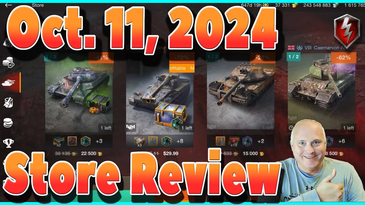 What to Buy in Story October 11, 2024 - WOT Blitz | Littlefinger on World of Tanks Blitz