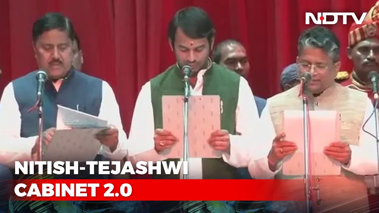 Ministers Take Oath As Nitish Kumar Expands Cabinet