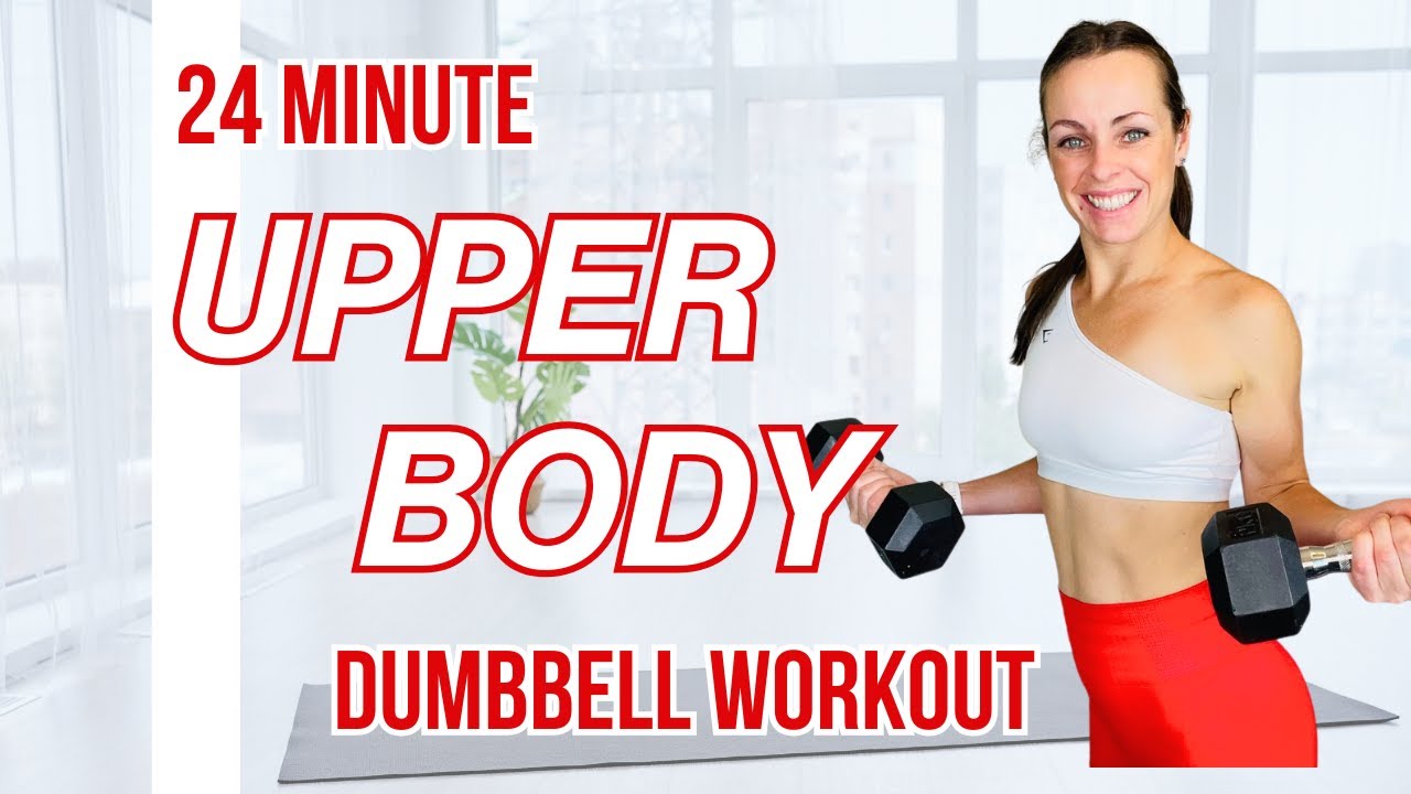 20 Min Upper Body Dumbbell Workout - Quick way to Build Stronger Muscles