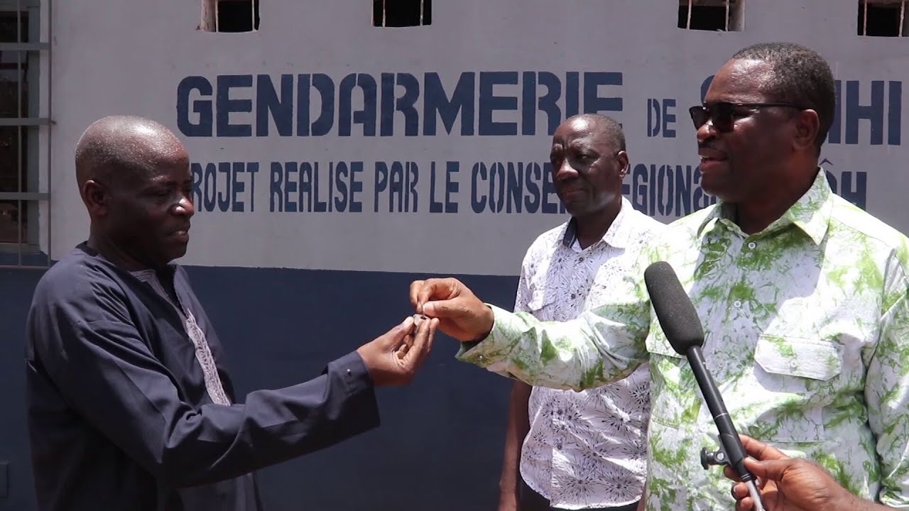 Le Conseil régional du Gôh remet les clés du nouveau poste de brigade de gendarmerie de Seriho