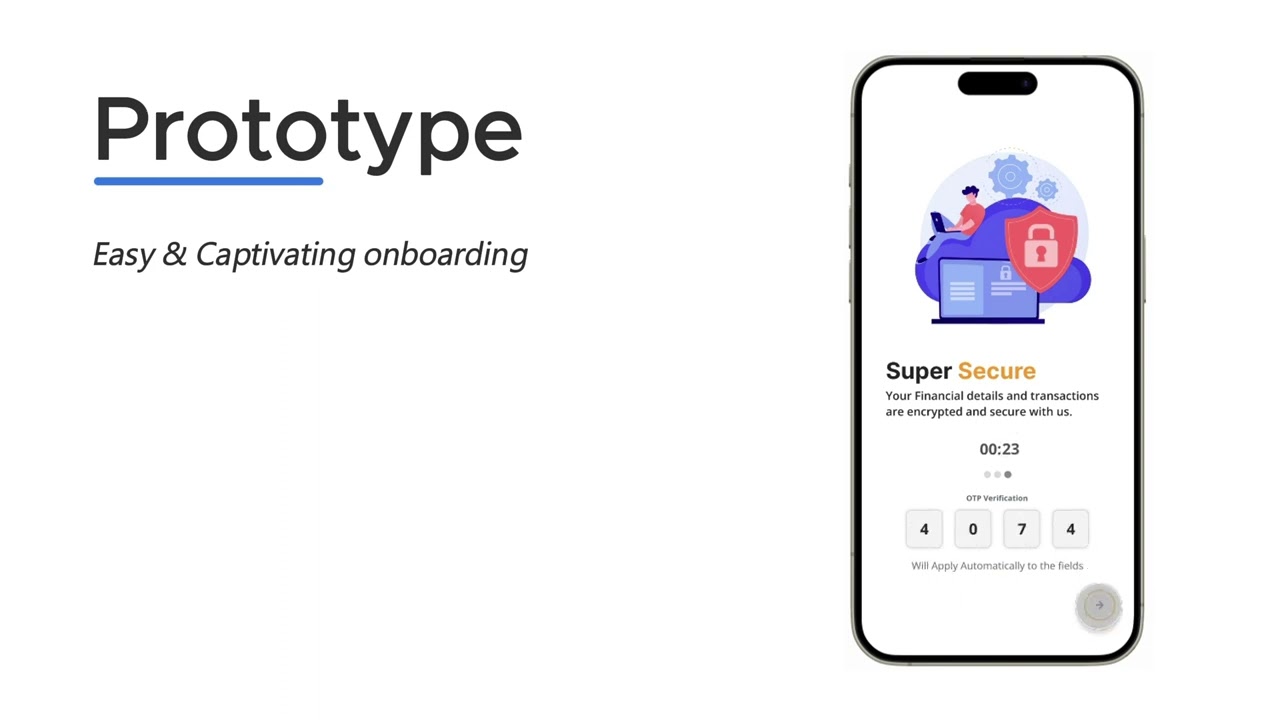 New app design in figma- Prototype