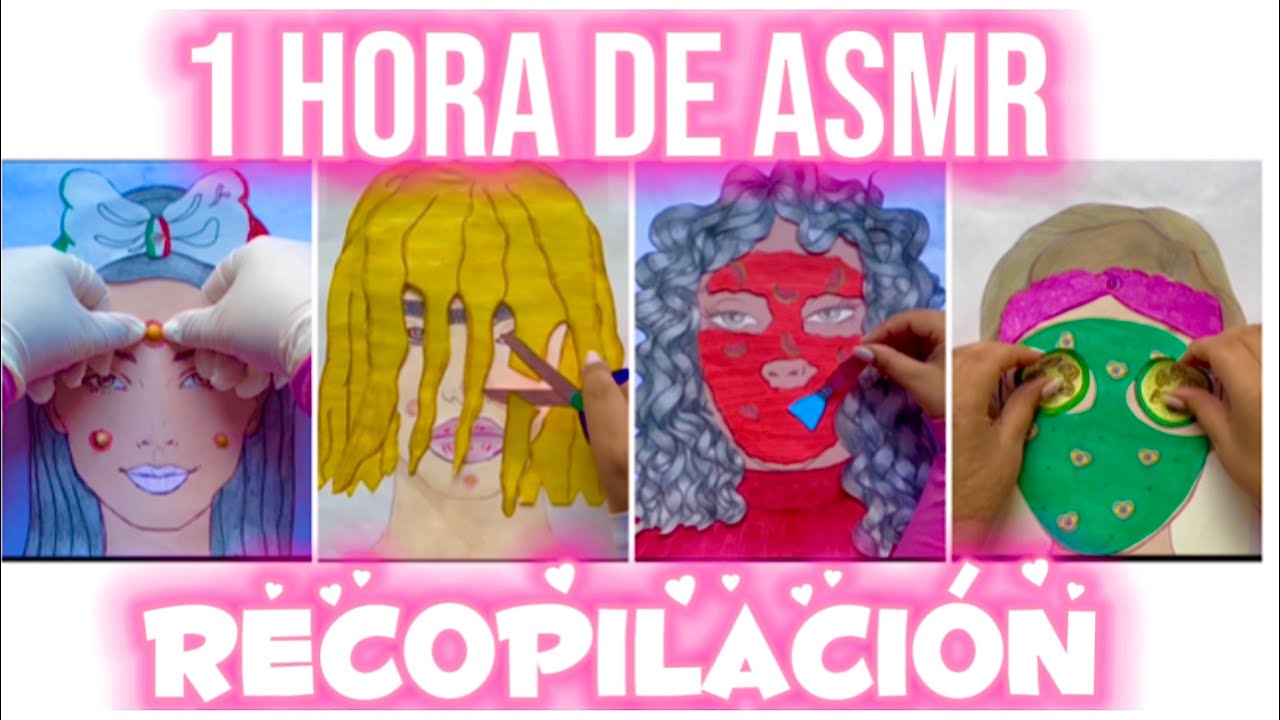 1 hora del mejor ASMR recopilado  /No Talking /ASMR for people who need to sleep in 60 minutes