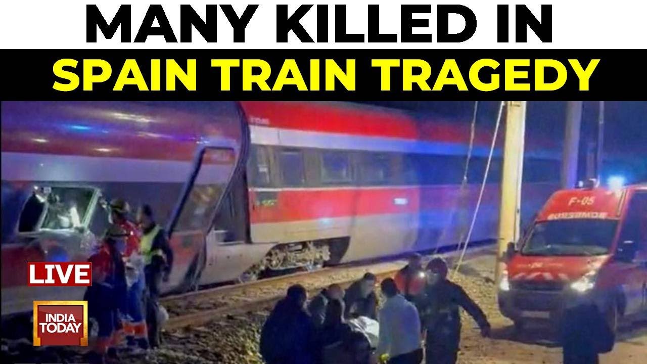 Spain Train Accident LIVE | Over 20 Killed, 100 Injured As High-speed Train Rams Another In Spain