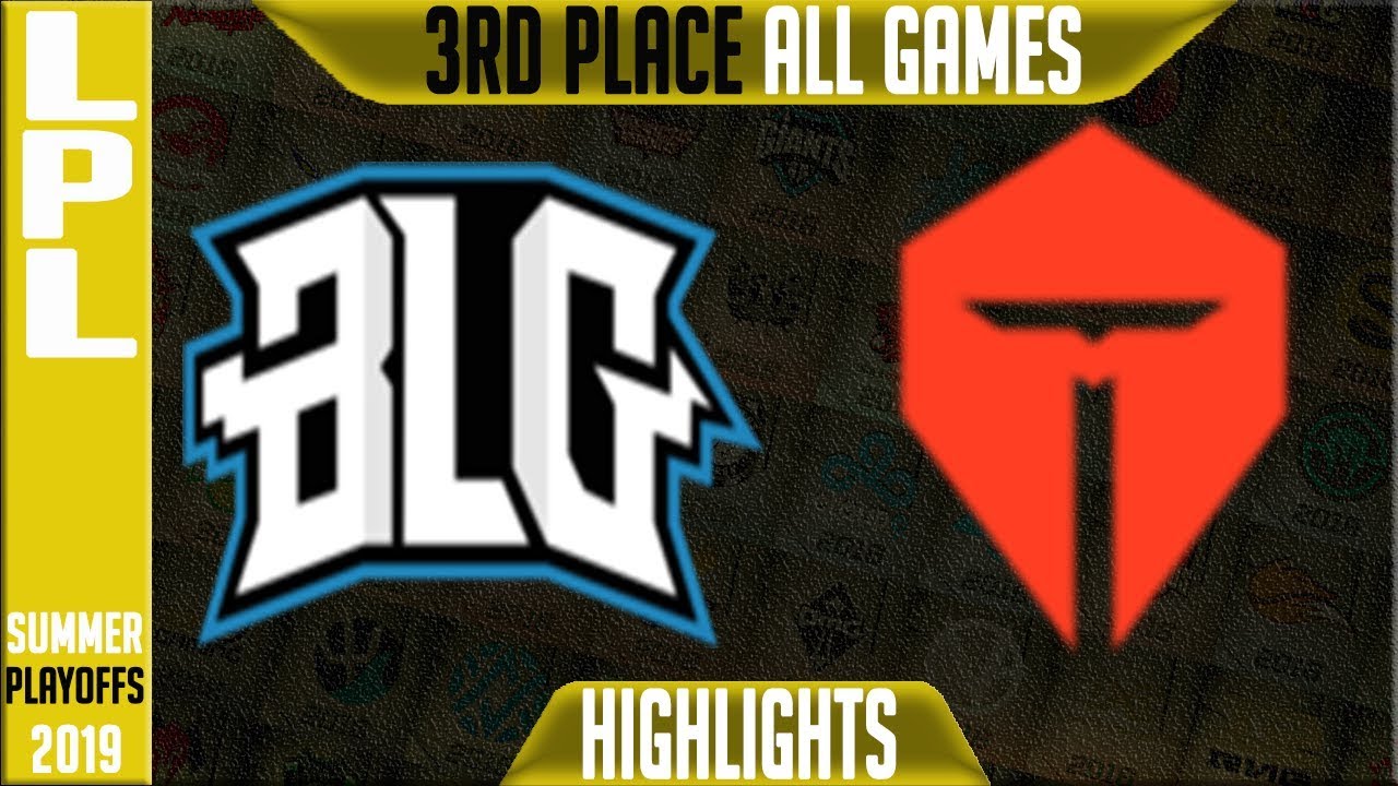 BLG vs TES Highlights ALL GAMES | LPL Summer 2019 Playoffs 3rd Place | Bilibili Gaming v TOP Esports