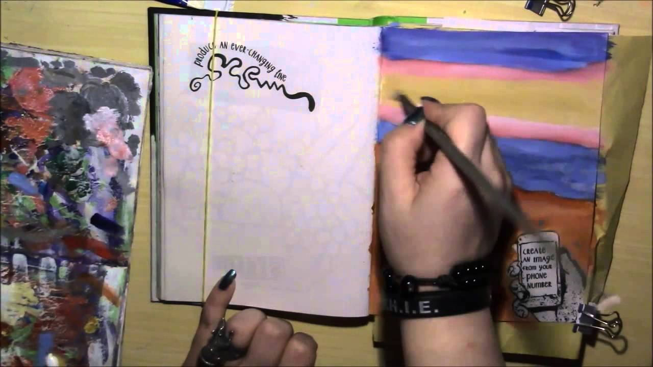 Anti Journal || Create an Image from Your Phone Number || pages 7 to 13