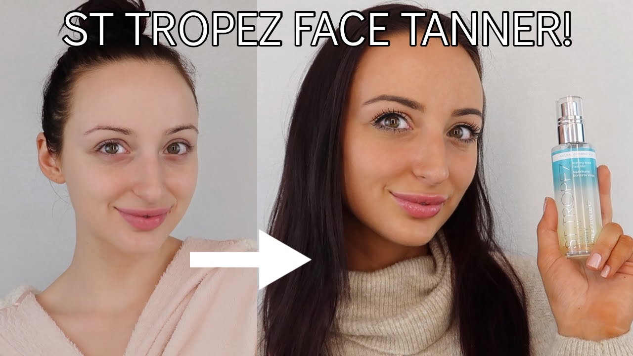 ST TROPEZ SELF TAN PURITY BRONZING WATER FACE MIST HONEST REVIEW + DEMO! | SELF TANNER REVIEW!