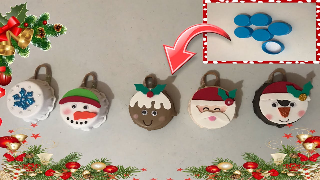 🎄Manualidades navideñas /reciclaje/con tapa de garrafón