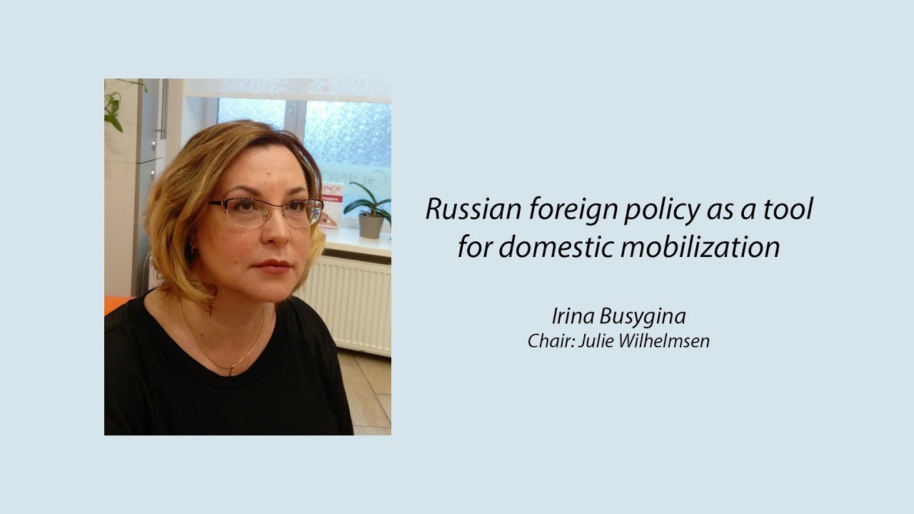 Russian foreign policy as a tool for domestic mobilization