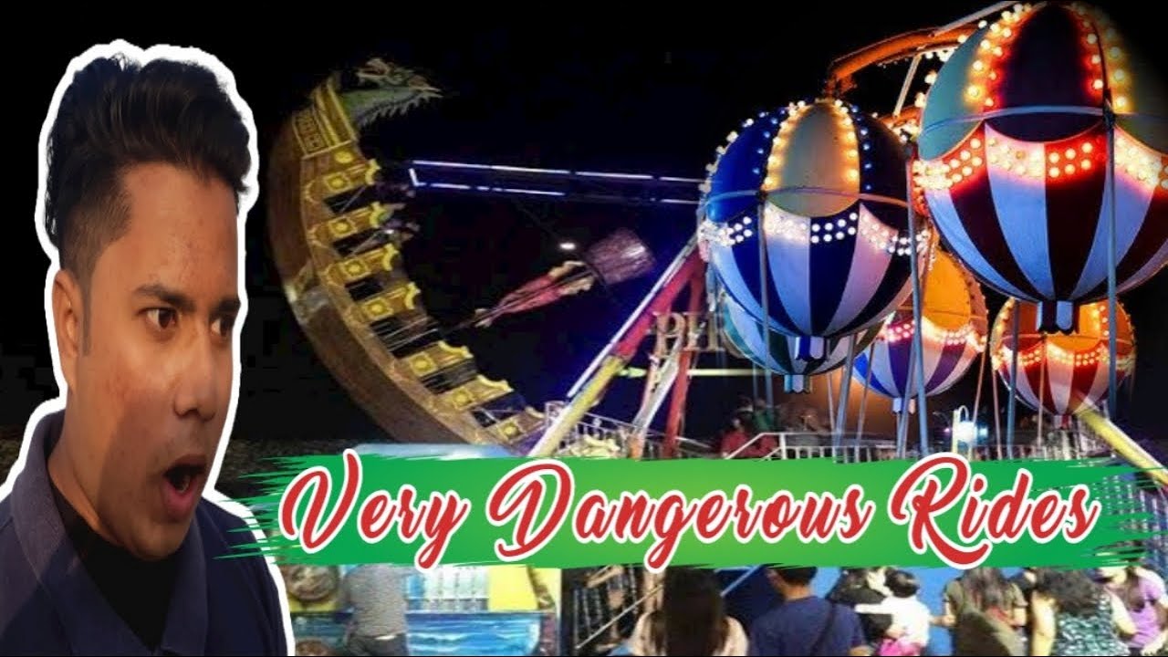 Very Dangerous Rides In Karachi amusement park | khatarnak jholay jhool liya Aj