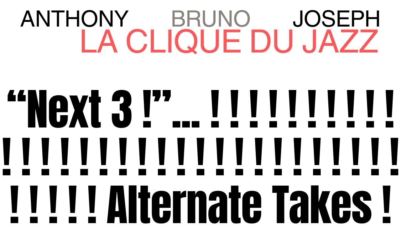 #1 LA CLIQUE DU JAZZ cause des prochaines acquisitions
