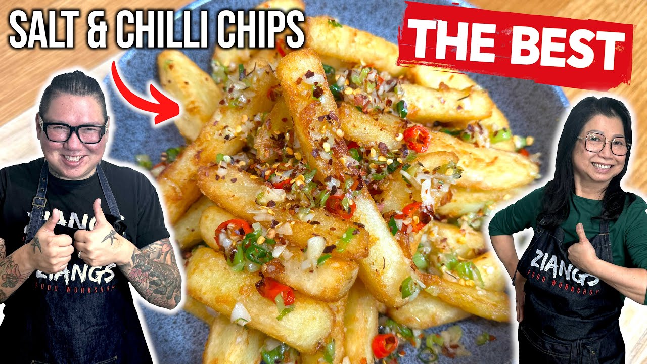 ЛУЧШИЕ ЧИПСЫ С ТРОЙНОЙ СОЛЬЮ И ЧИЛИ 🍟 (Фри) Мама и сын — профессиональные повара
