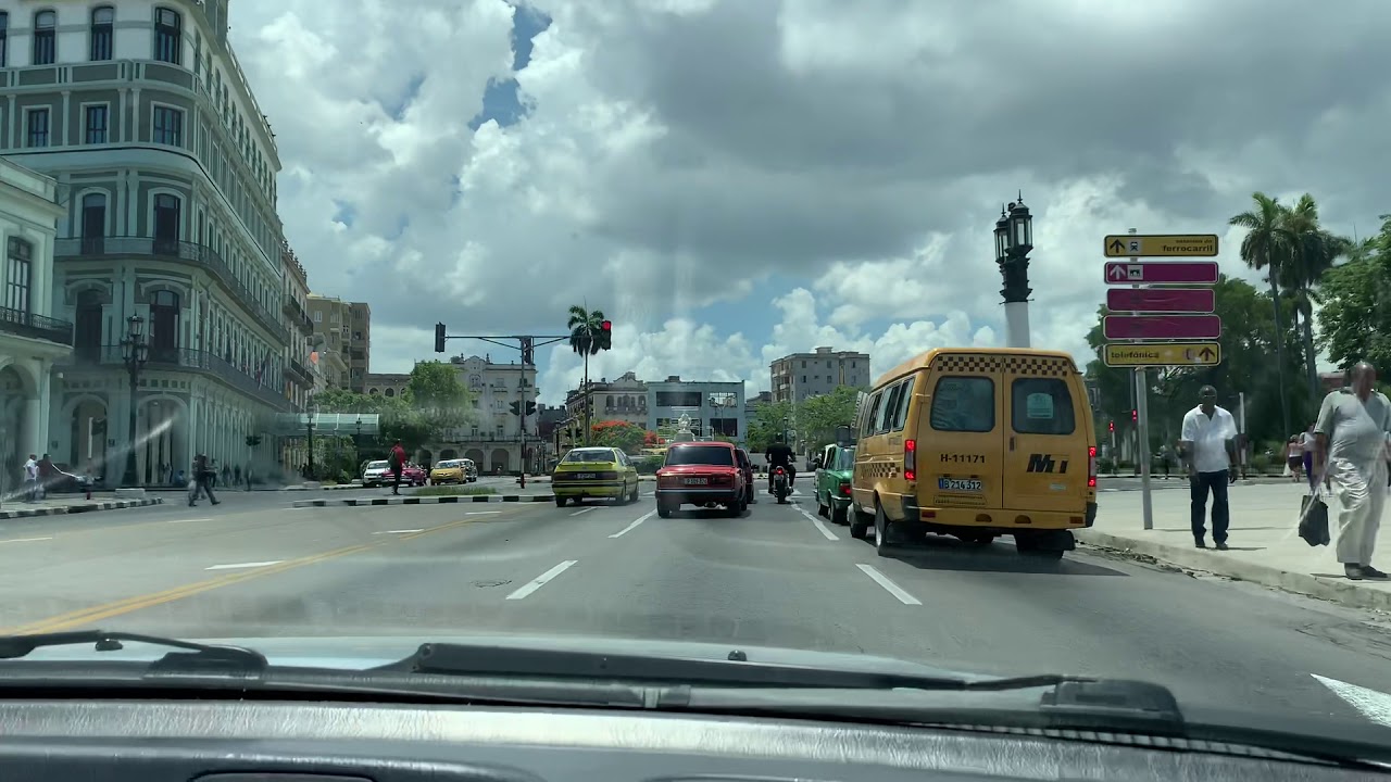 Driving in Havana Cuba 2019