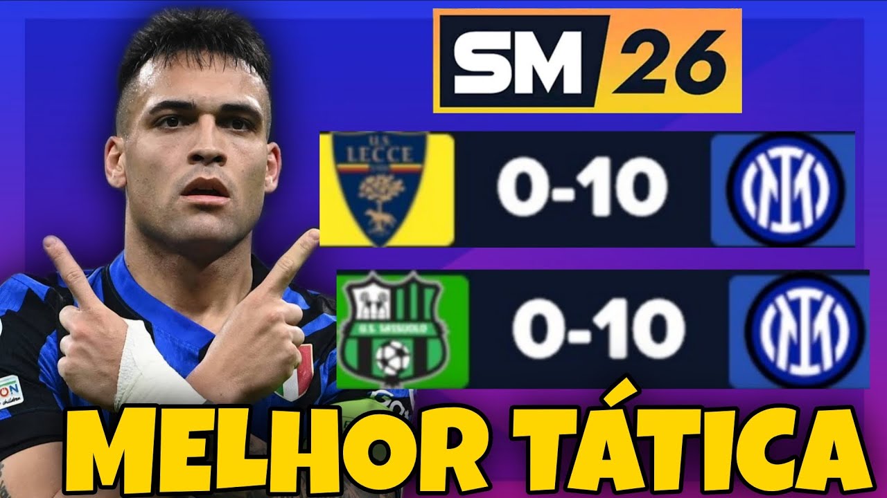 SM26 - TÁTICA 4.3.3 SEM PONTAS PARA GOLEAR TODO JOGO!