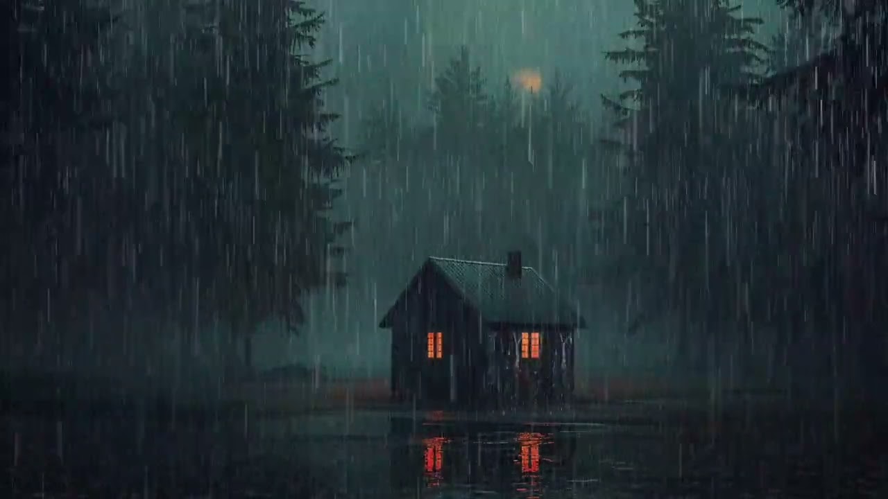 Heavy Rainstorm ASMR for Deep Focus and Restful Sleep | Relaxing Rain Noise for Stress Relief
