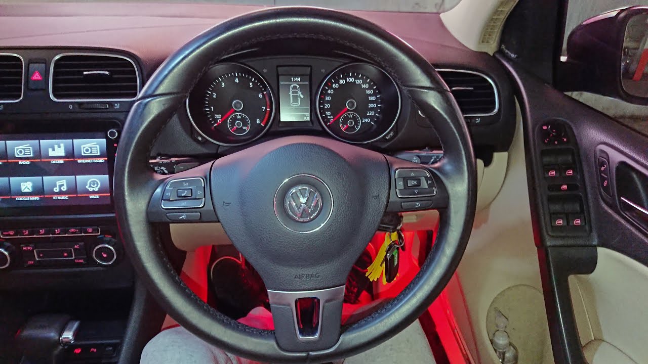 Retrofitting Upgrade MFSW Steering Wheel With Paddle Shifters Volkswagen Golf MK6 1.4TSI DSG
