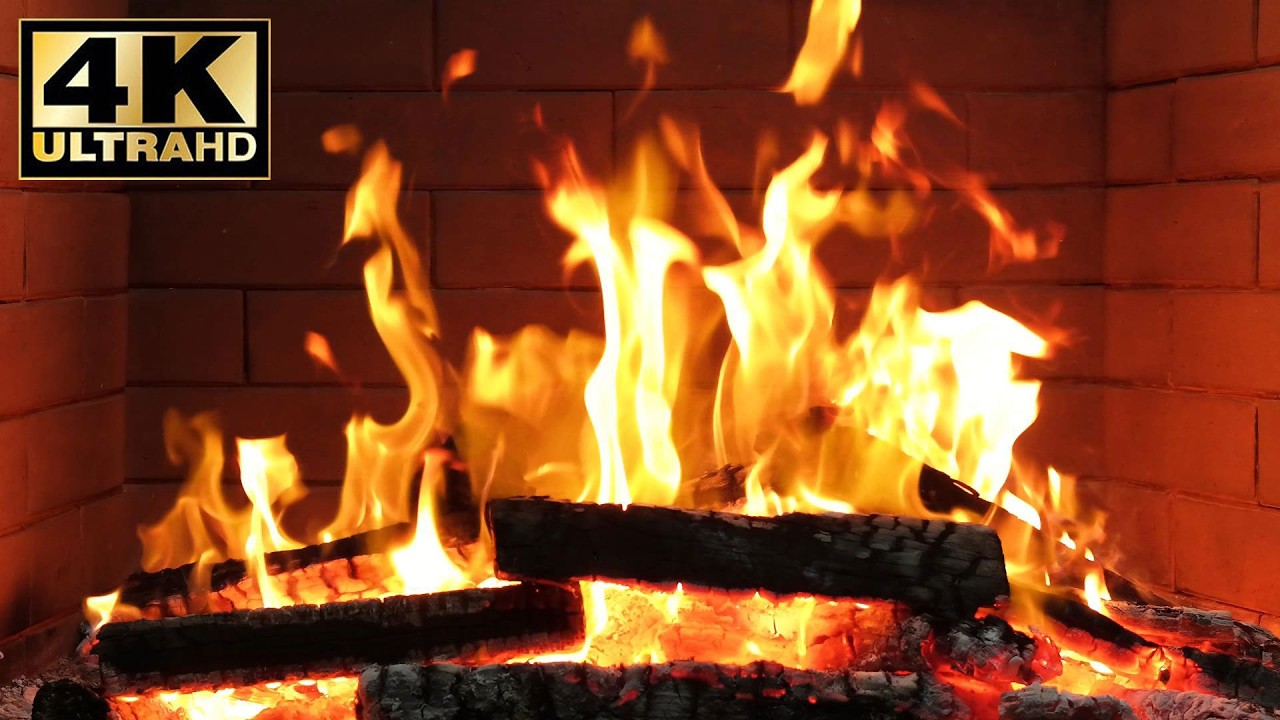 🔥 Fireplace video for relaxation. Fireplace for mind therapy. Cozy summer fireplace ambience