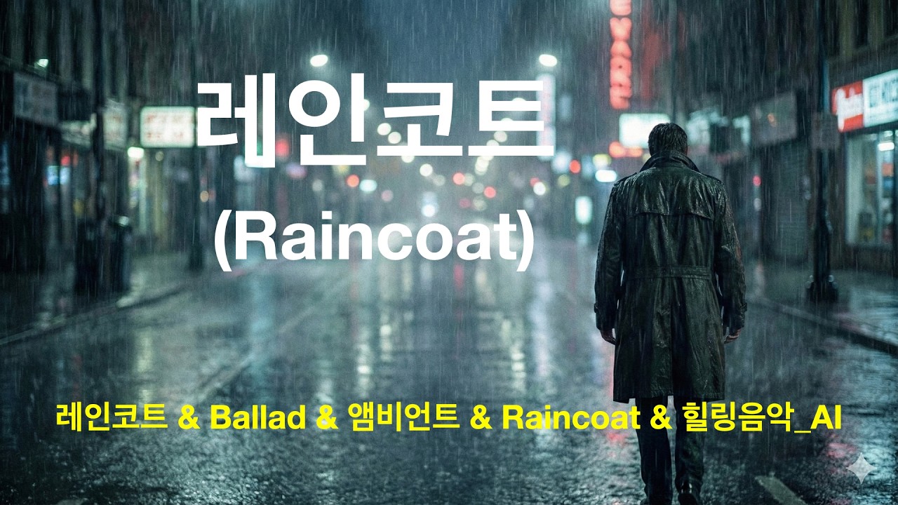 [Playlist] 빗소리에 감춰둔 마음, 5집 '레인코트(Rain Coat)' | 비 오는 날 듣기 좋은 AI 감성 음악 (Full Album)