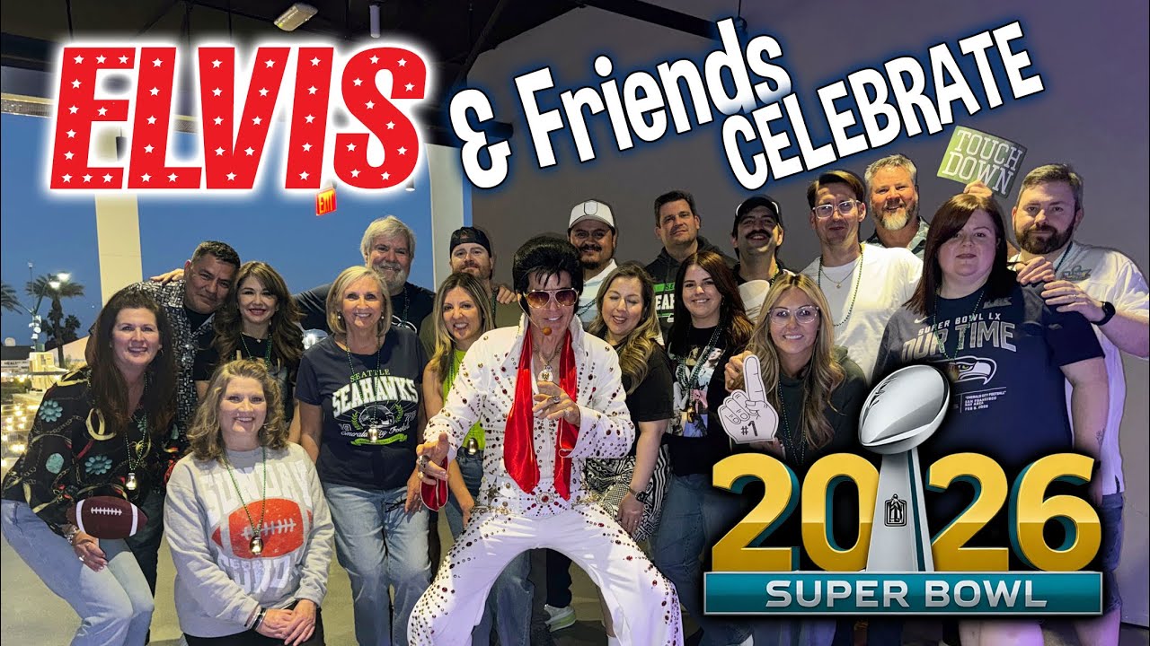 ELVIS & Friends Celebrate Superbowl 2026 - (PartyZams Singing Telegrams) - Las Vegas