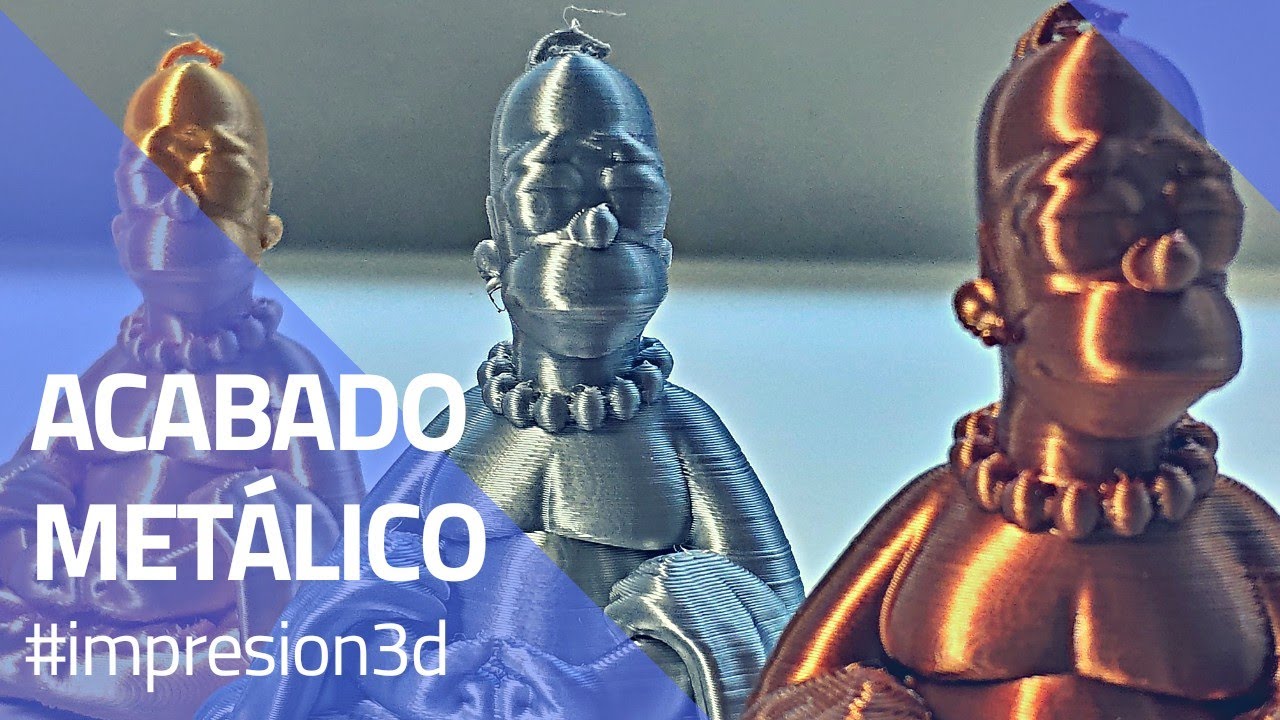 ACABADO METÁLICO en tus piezas IMPRESAS EN 3D | Filamentos seda GEEETECH