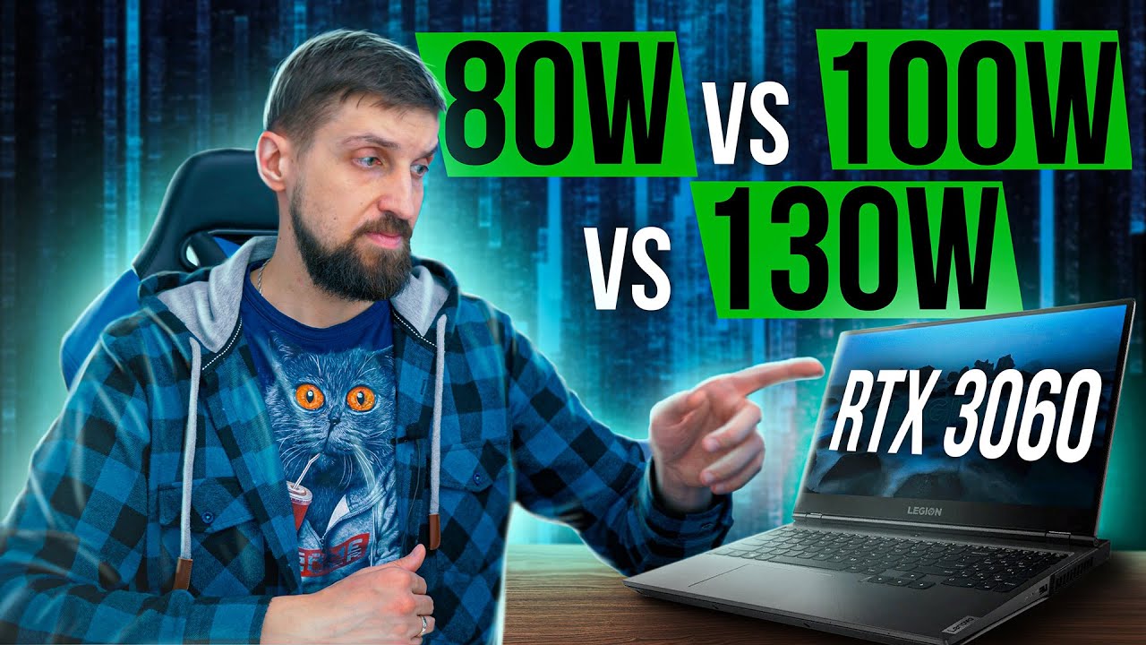 Влияние теплопакета на производительность GPU на примере RTX 3060 и тест Legion 5 с Ryzen 5 5600H