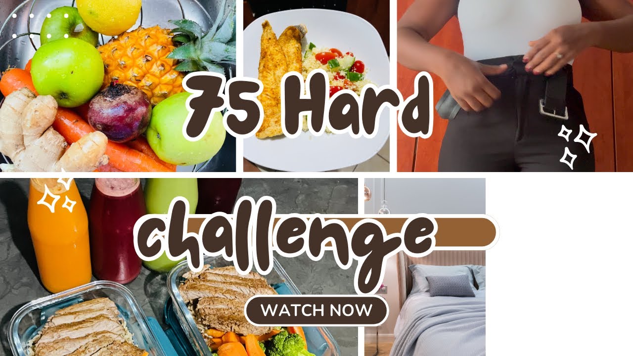75 Hard challenge. Trying out 75 Hard challenge | Meal prep| Physical wellness journey