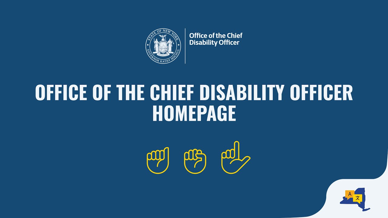 Office of the Chief Disability Officer