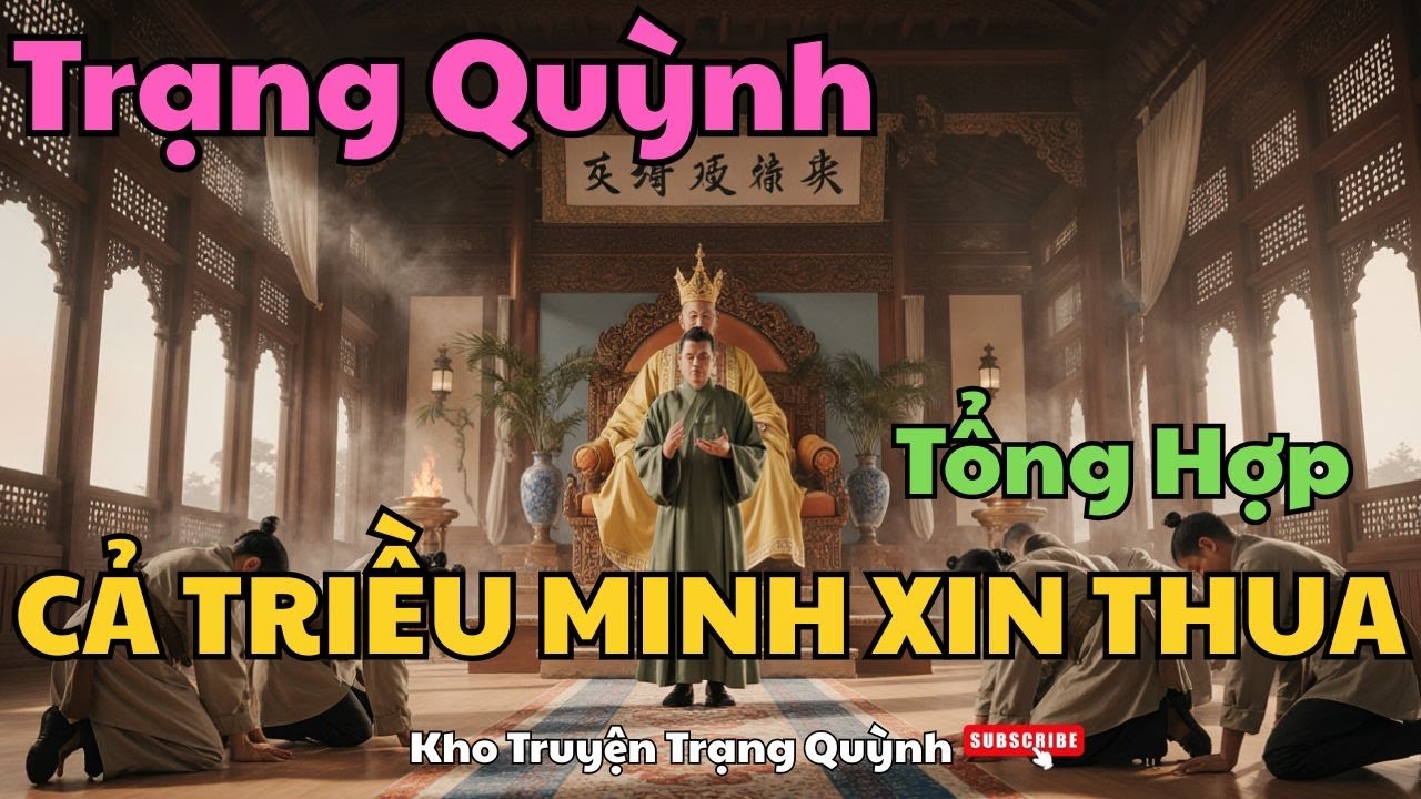 Trạng Quỳnh Bị Đố Gắt Giữa Điện Thiên Ân – Câu Đáp Làm Vua Tàu Cúi Đầu Xin Thua.