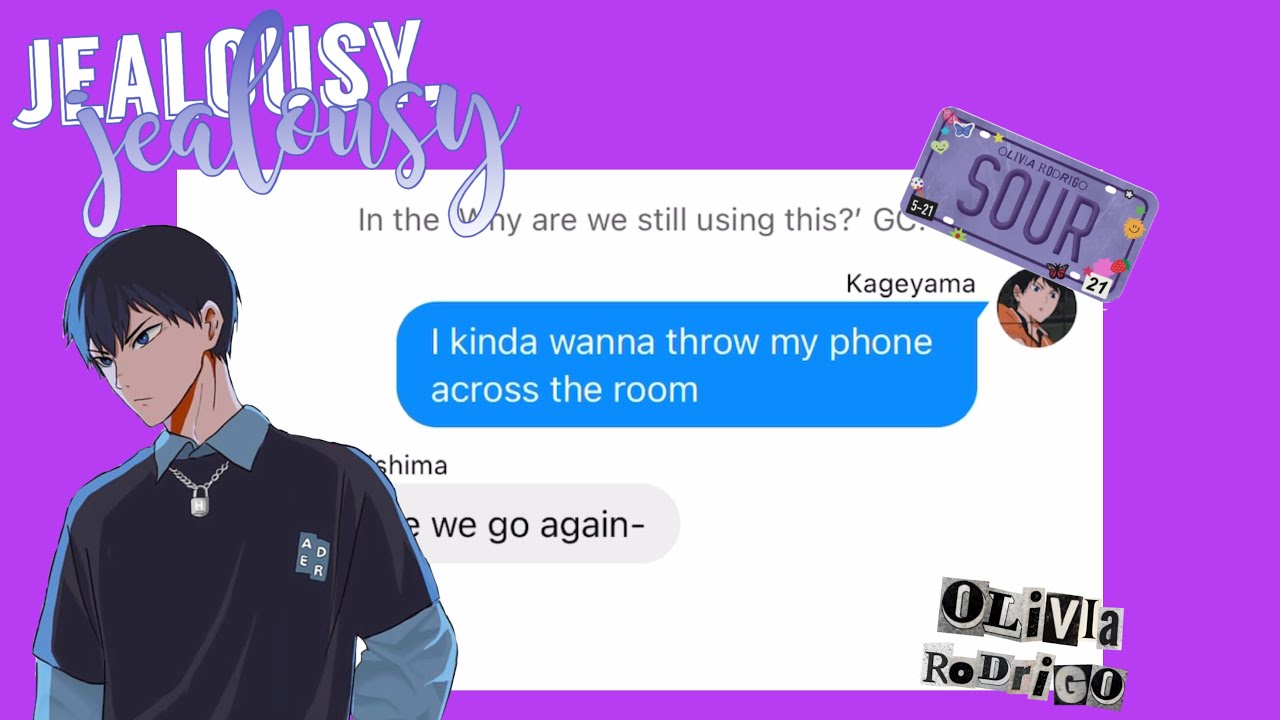 Jealousy, jealousy || Haikyuu Lyric Prank Ft. Kageyama
