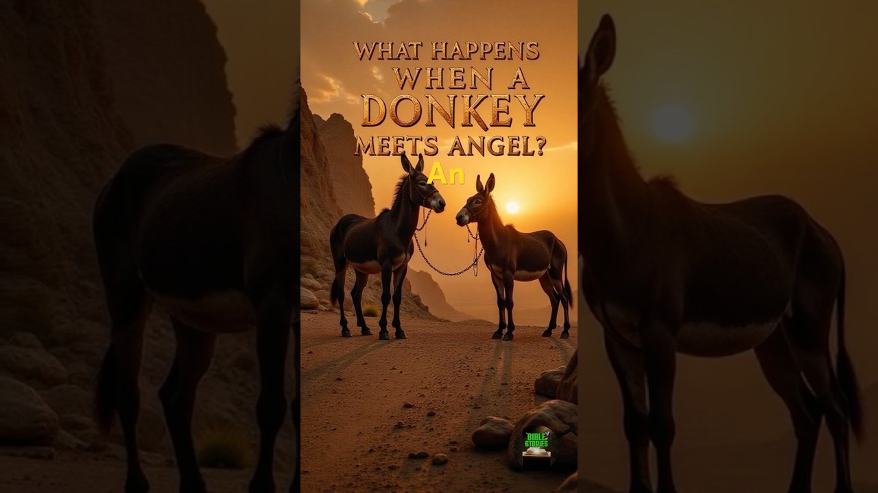 The Bible Story About a Talking Donkey (and Why It Matters) #balaamandthedonkey