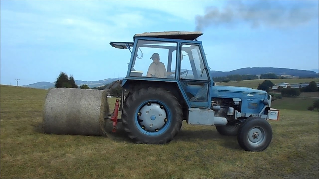 Zetor 5718 - svoz balíků