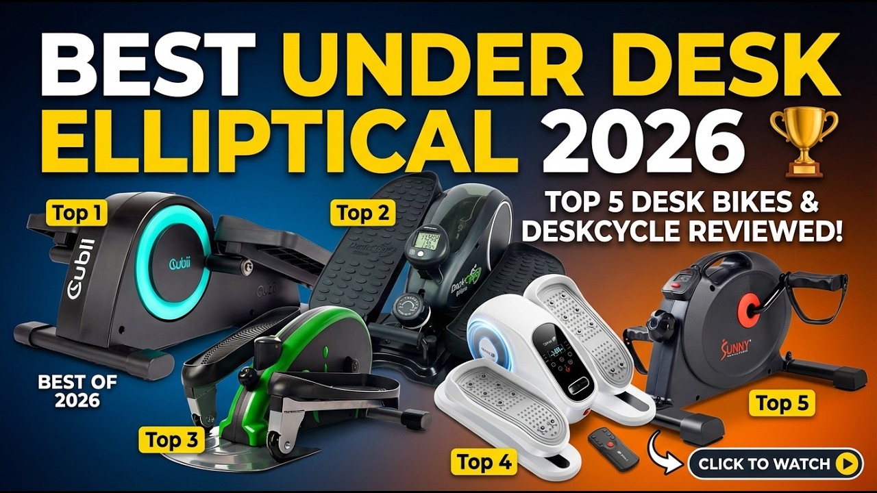 Best Under Desk Elliptical Machine 2026 🏆 Top 5 Desk Bikes & DeskCycle Reviewed!
