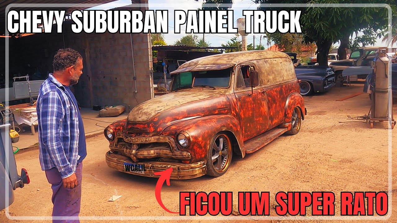 CHEVY SUBURBAN PANEL TRUCK | FICOU UM SUPER RATO