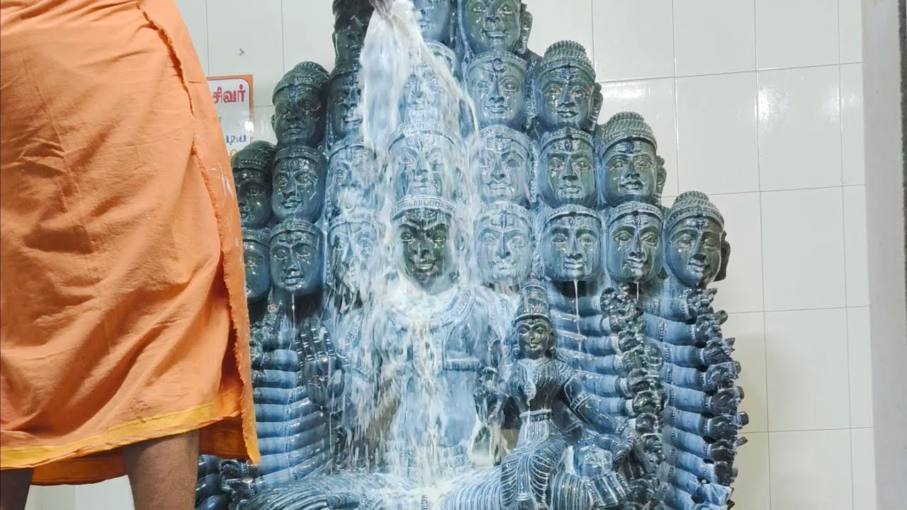 SRI MAHA SATHASIVAR 25 HEADS SHIVAN  SHIVRATRI MUTHAL KALA ABISHEGAM #mahashivratr #சிவராத்திரி 