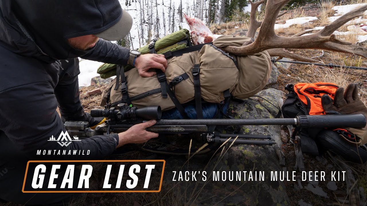GEAR LIST | Zack Boughton's Mountain Buck Hunting Kit